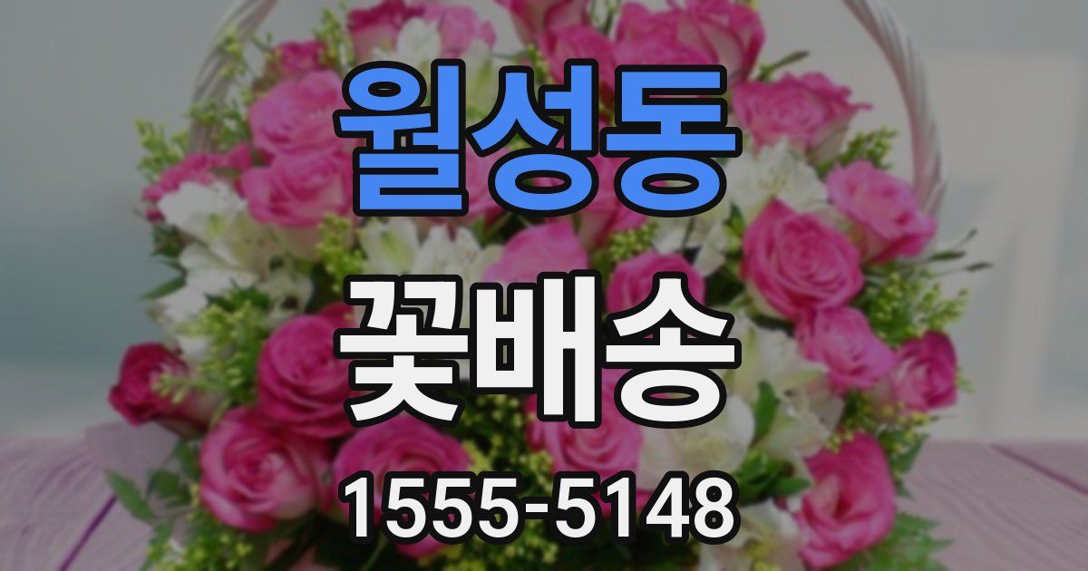 월성동 꽃배송