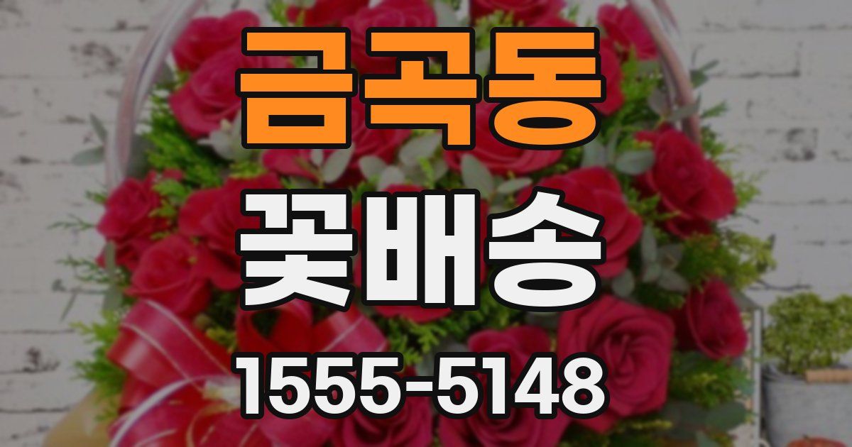 금곡동 꽃배송