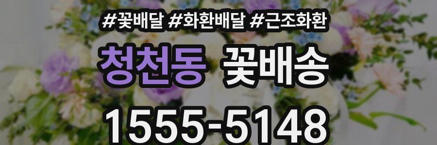 청천동 꽃배송