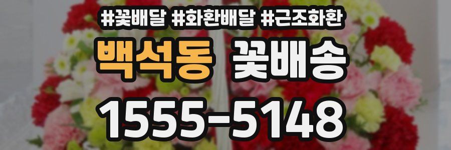 백석동 꽃배송