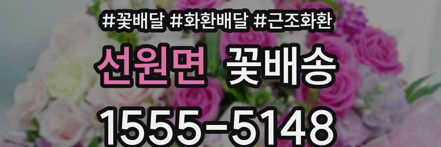 선원면 꽃배송