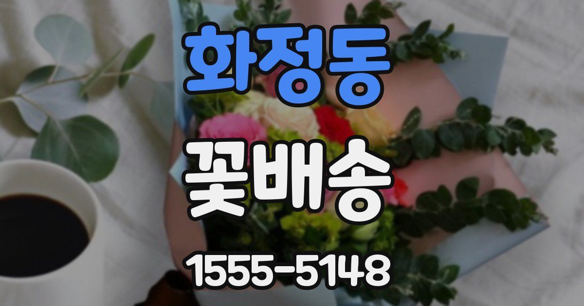 화정동 꽃배송