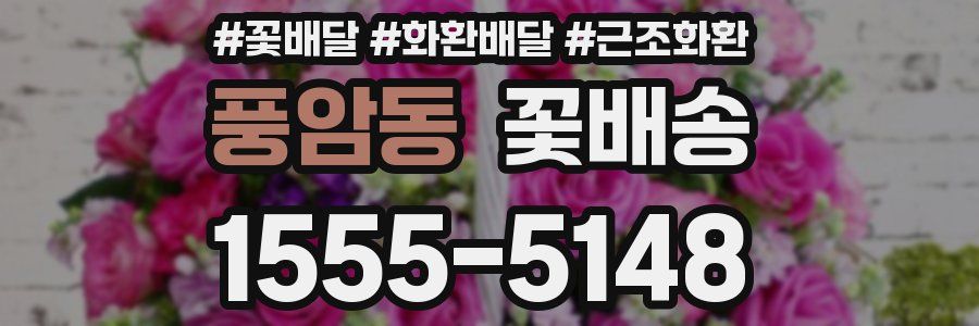 풍암동 꽃배송