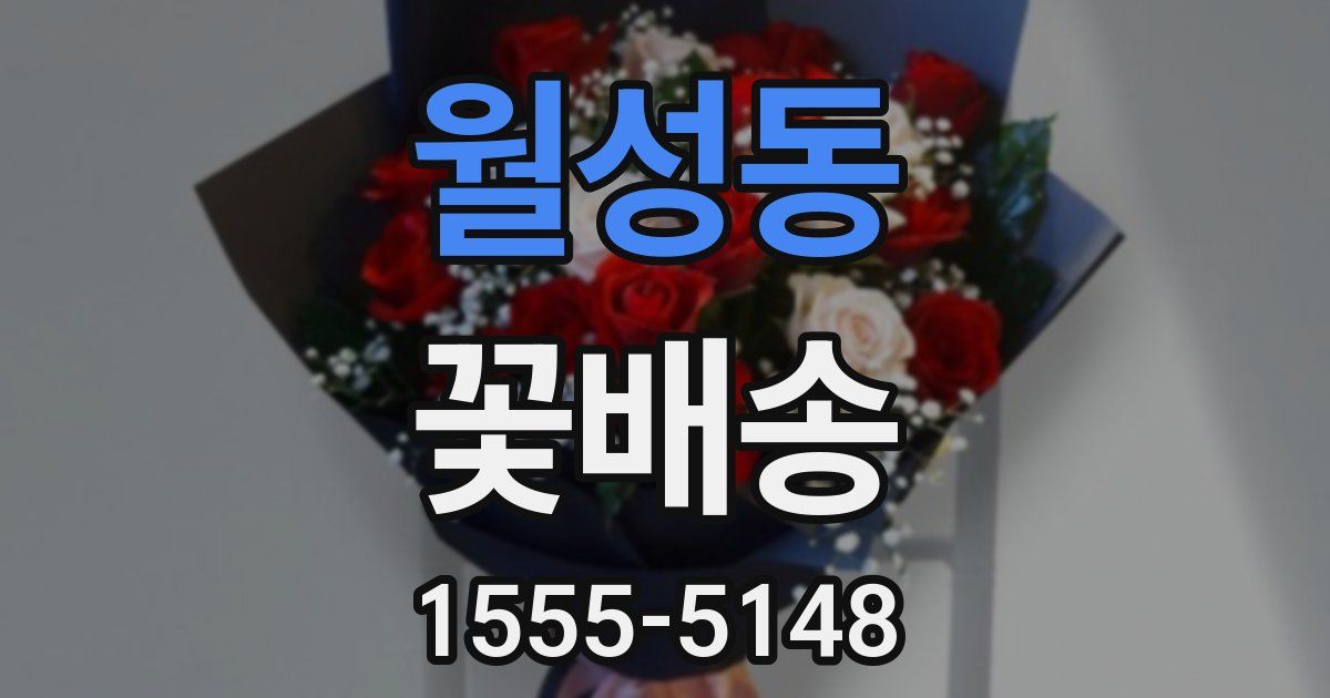 월성동 꽃배송