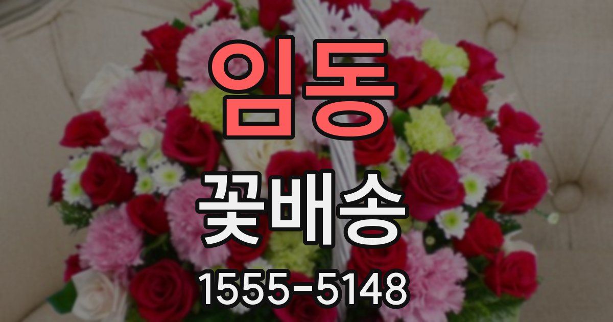임동 꽃배송