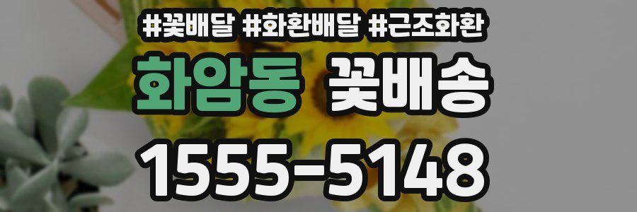 화암동 꽃배송