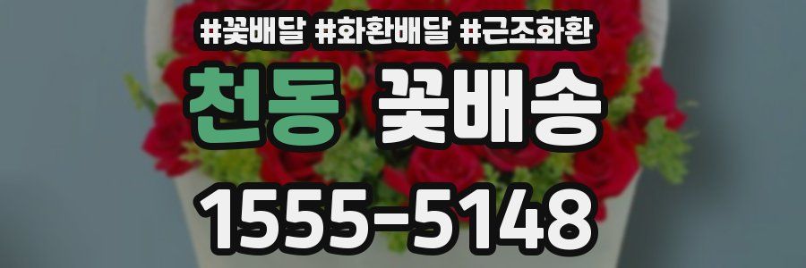천동 꽃배송