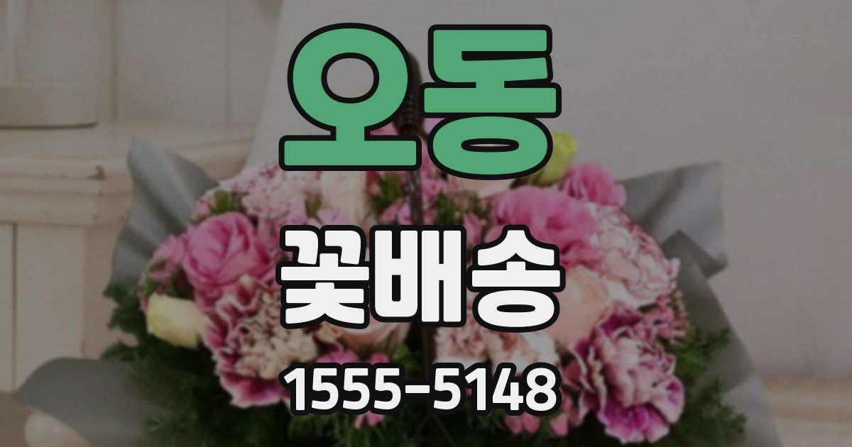 오동 꽃배송