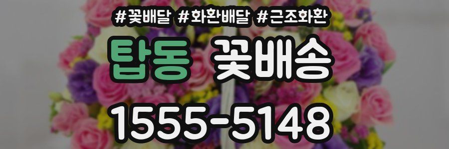 탑동 꽃배송