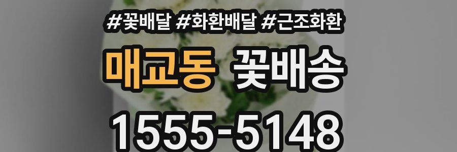 매교동 꽃배송