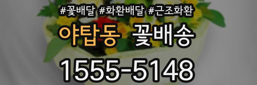 야탑동 꽃배송