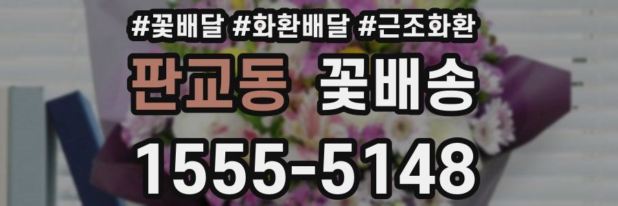 판교동 꽃배송