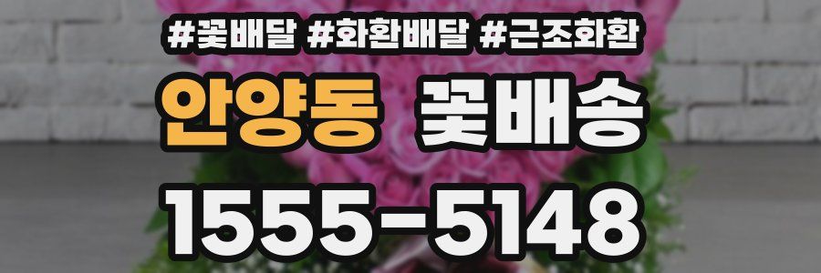 안양동 꽃배송