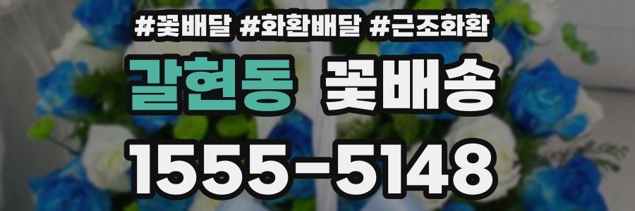 갈현동 꽃배송