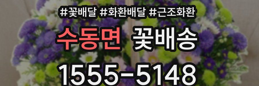 수동면 꽃배송