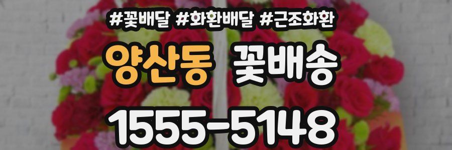 양산동 꽃배송