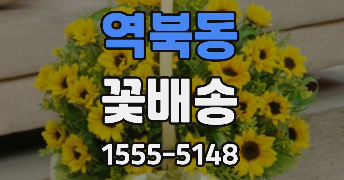 역북동 꽃배송