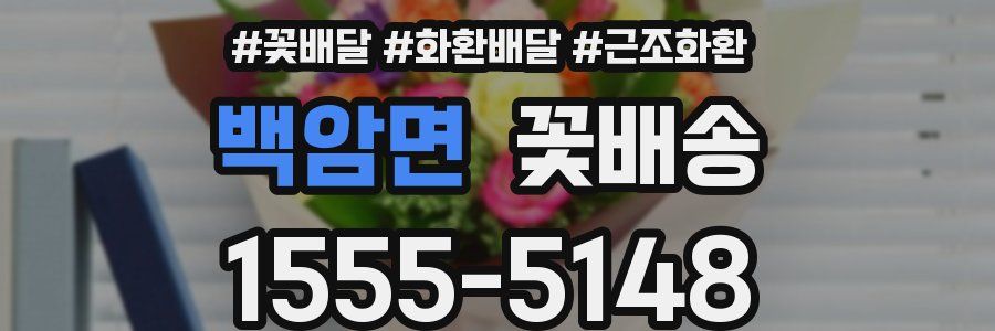 백암면 꽃배송