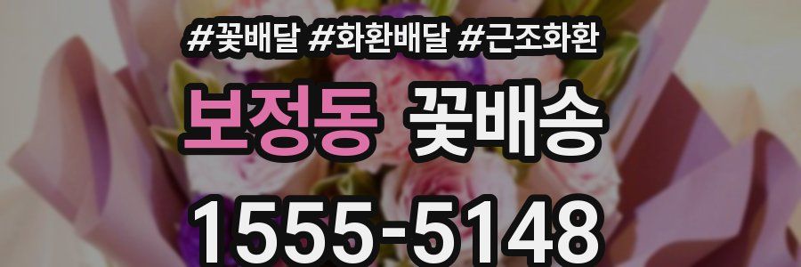 보정동 꽃배송