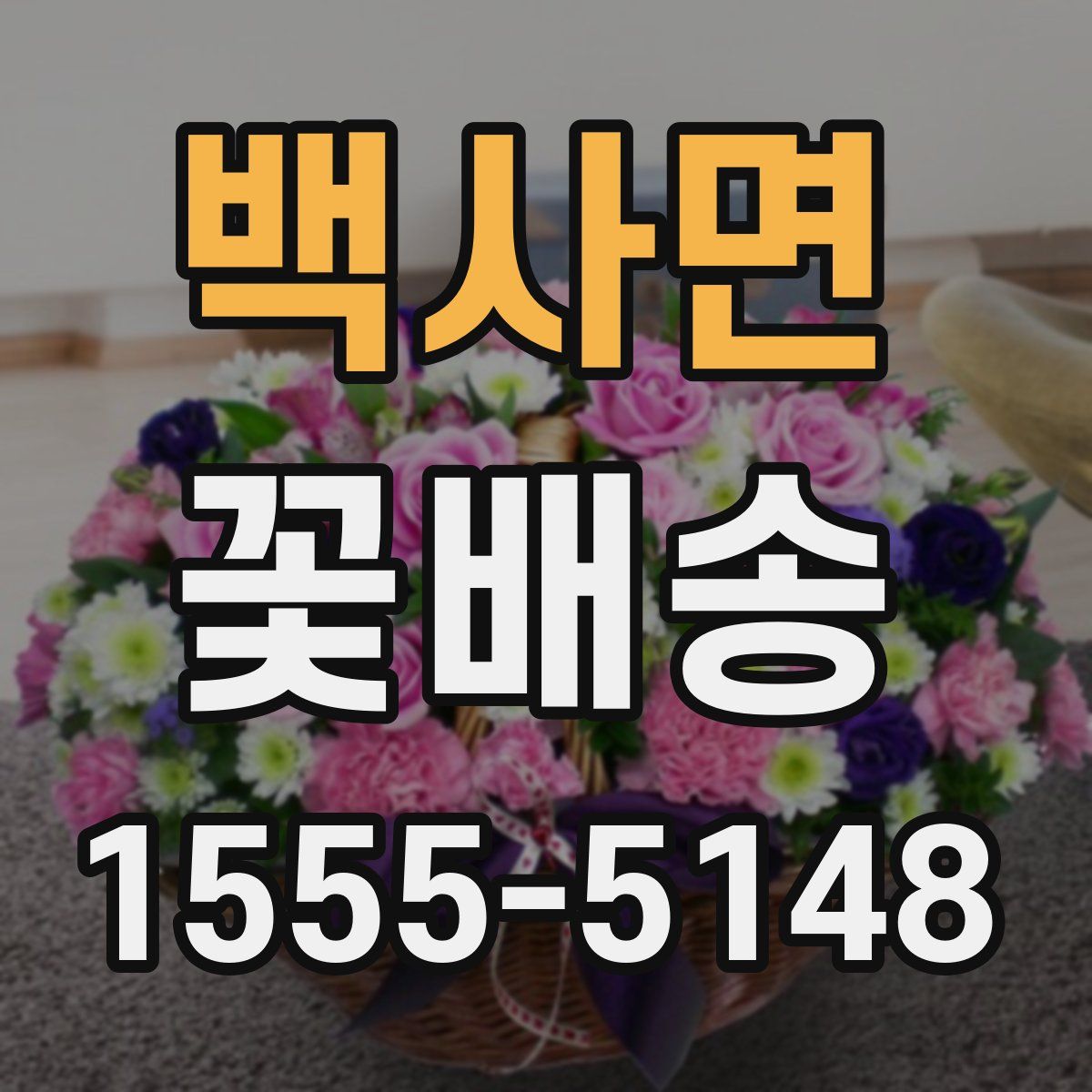 백사면 꽃배송