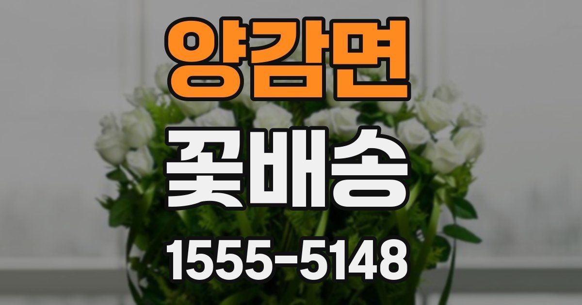 양감면 꽃배송