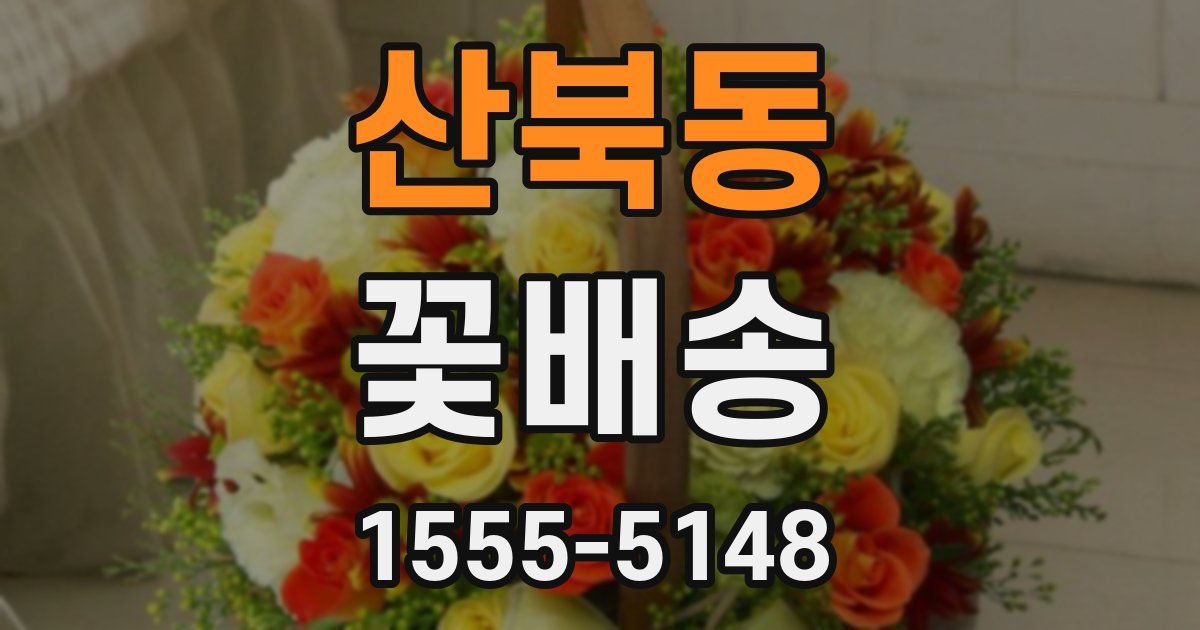 산북동 꽃배송