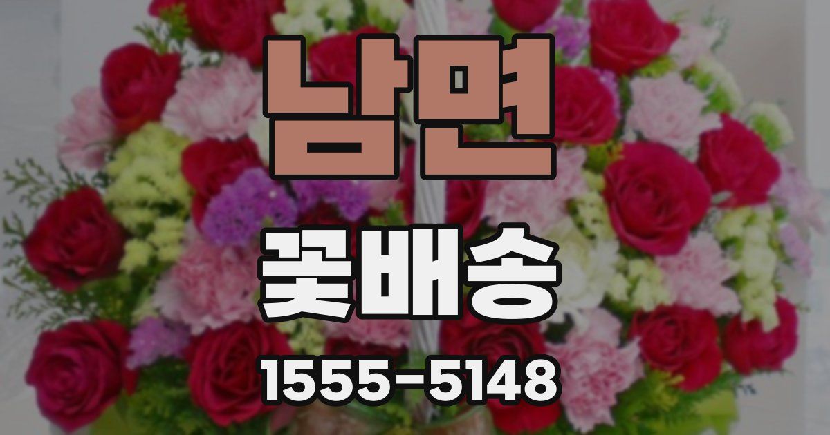 남면 꽃배송