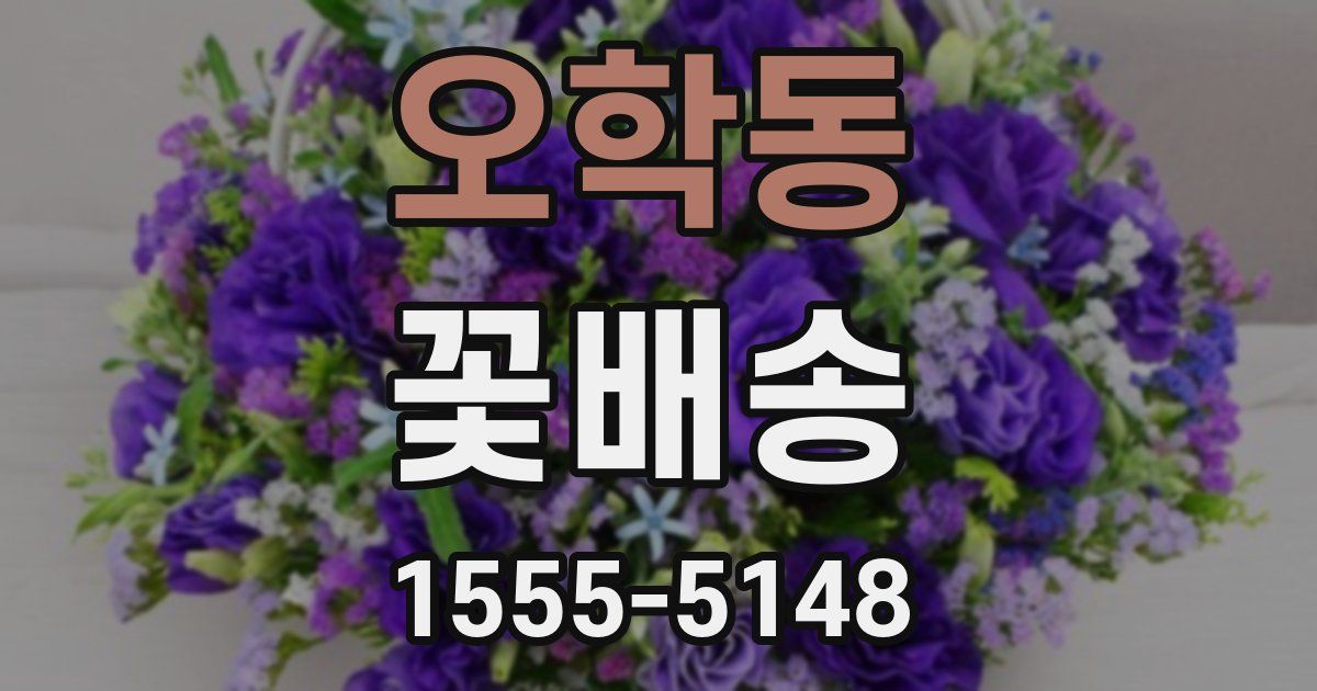 오학동 꽃배송