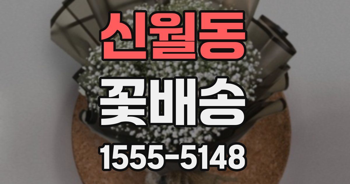 신월동 꽃배송