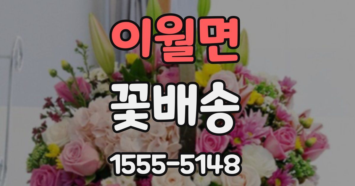 이월면 꽃배송