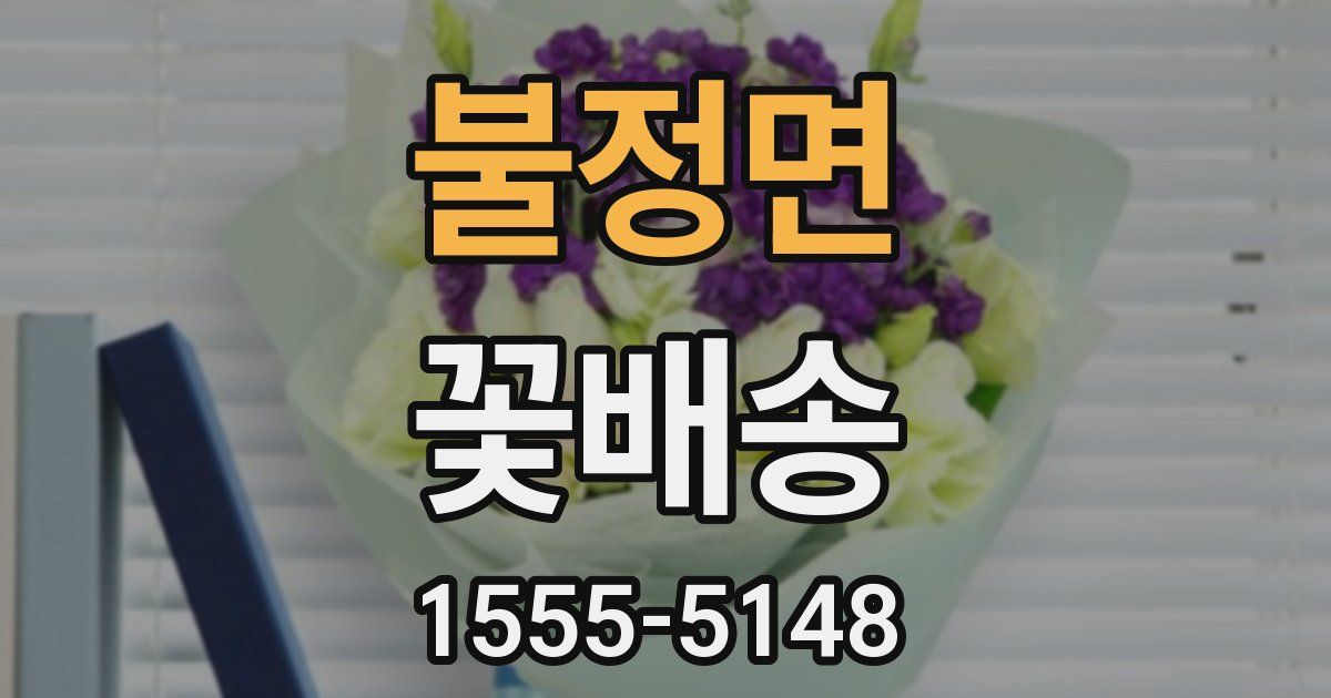 불정면 꽃배송