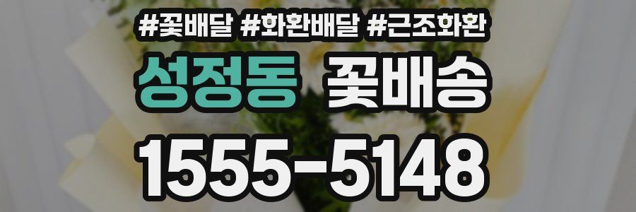 성정동 꽃배송