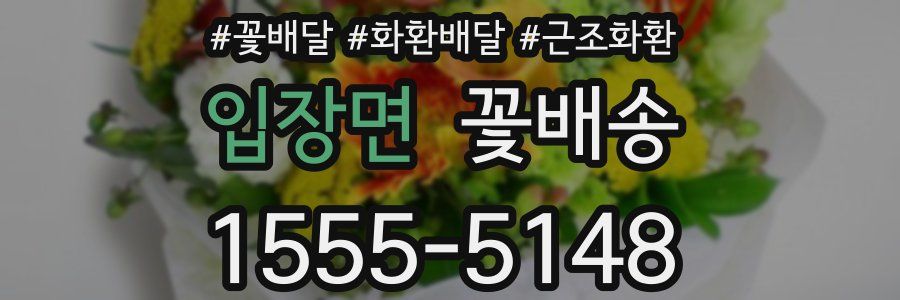 입장면 꽃배송
