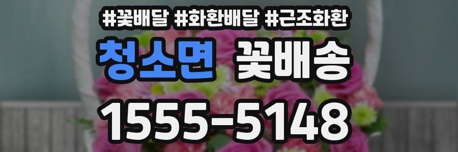 청소면 꽃배송
