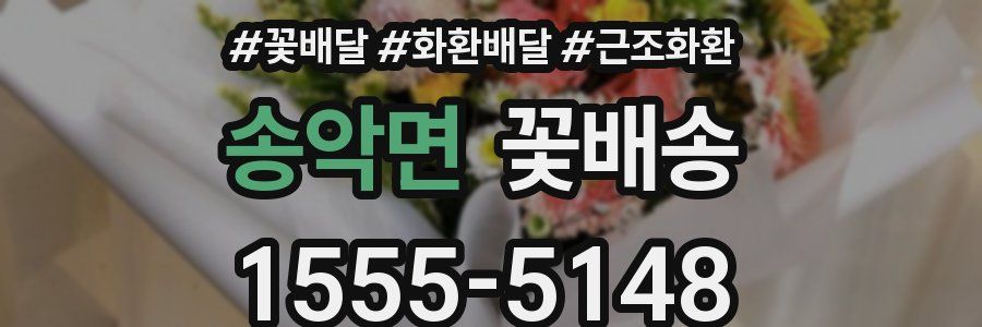 송악면 꽃배송