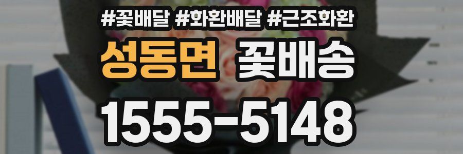 성동면 꽃배송
