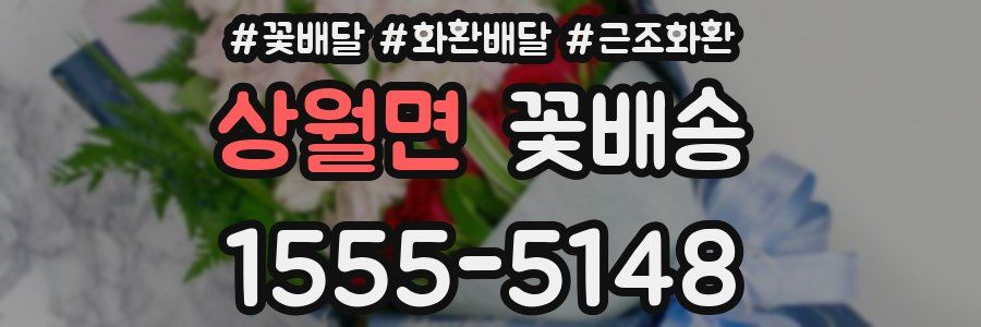상월면 꽃배송