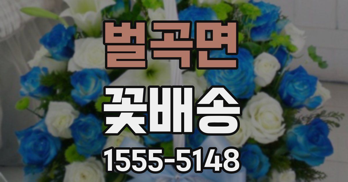 벌곡면 꽃배송