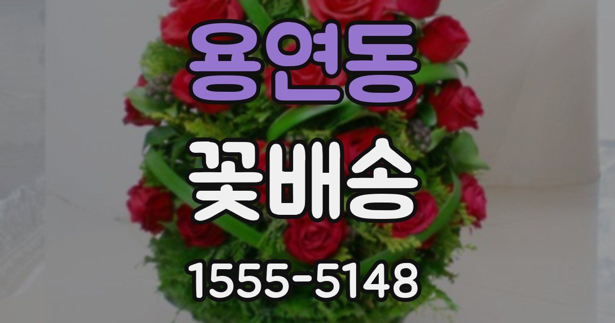 용연동 꽃배송