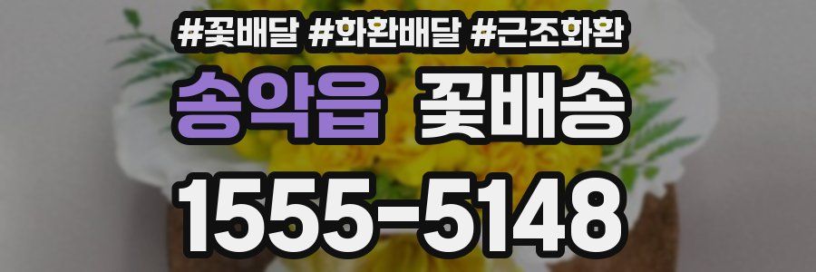 송악읍 꽃배송