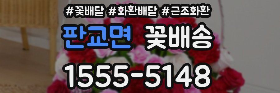 판교면 꽃배송