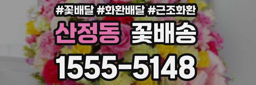산정동 꽃배송