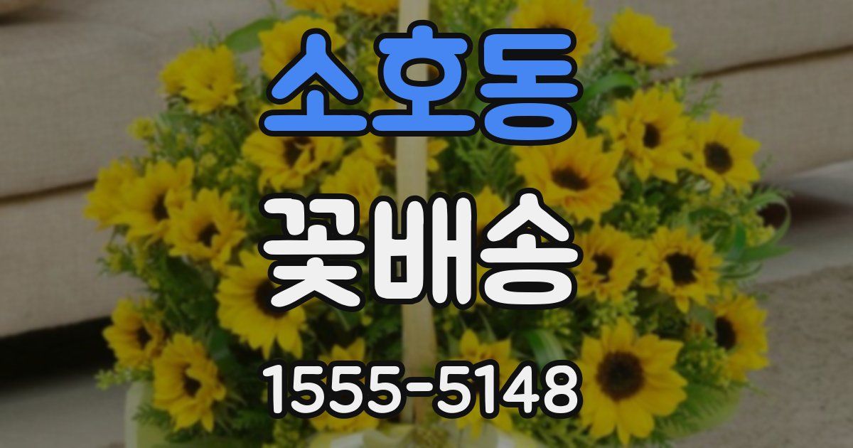 소호동 꽃배송