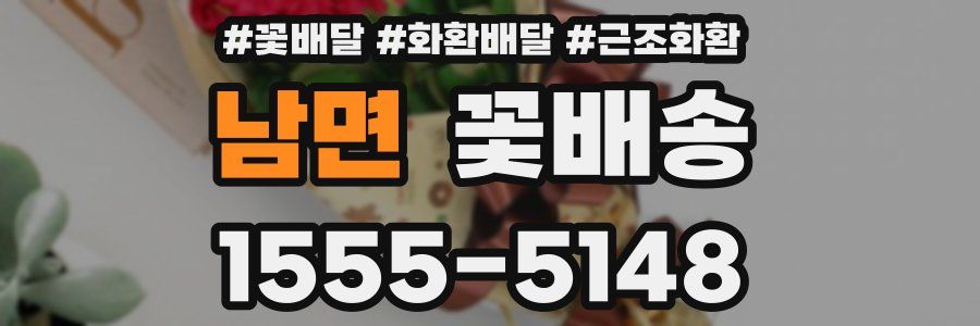 남면 꽃배송