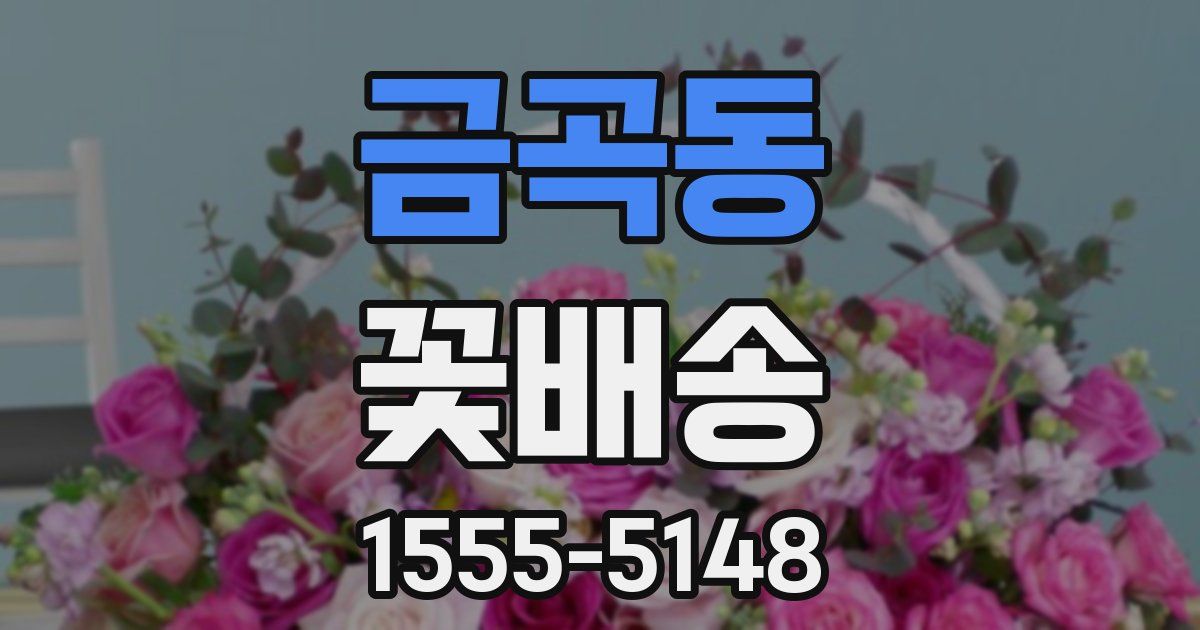 금곡동 꽃배송