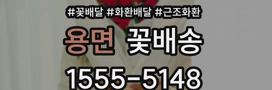 용면 꽃배송