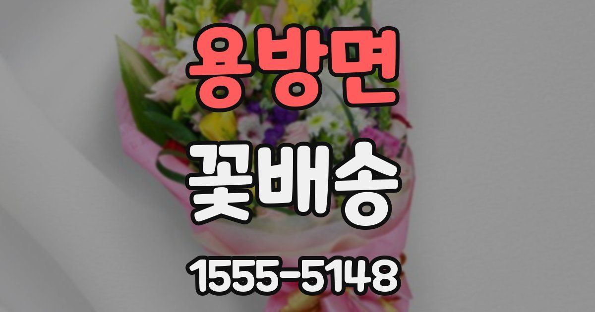 용방면 꽃배송
