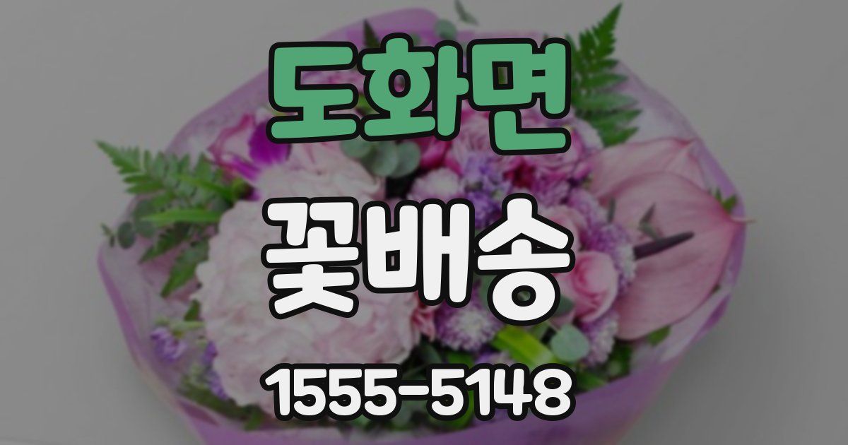 도화면 꽃배송