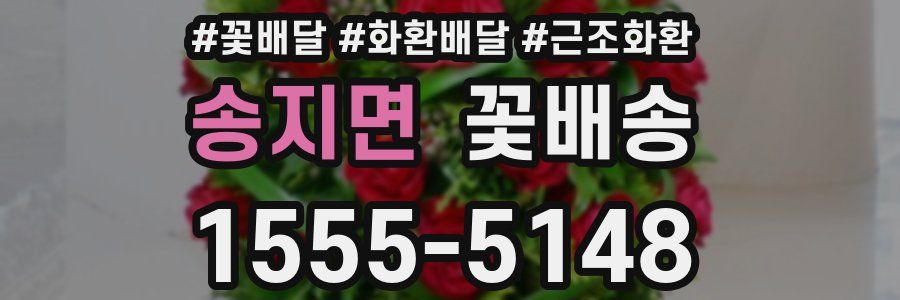 송지면 꽃배송