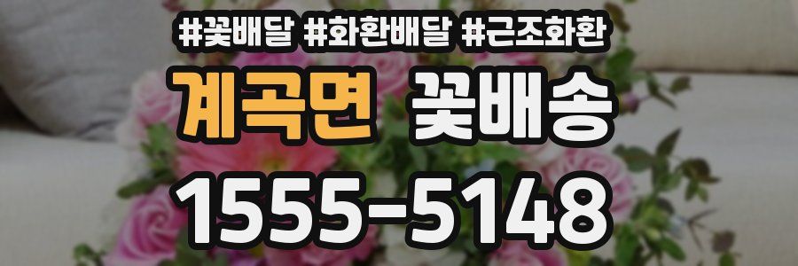 계곡면 꽃배송